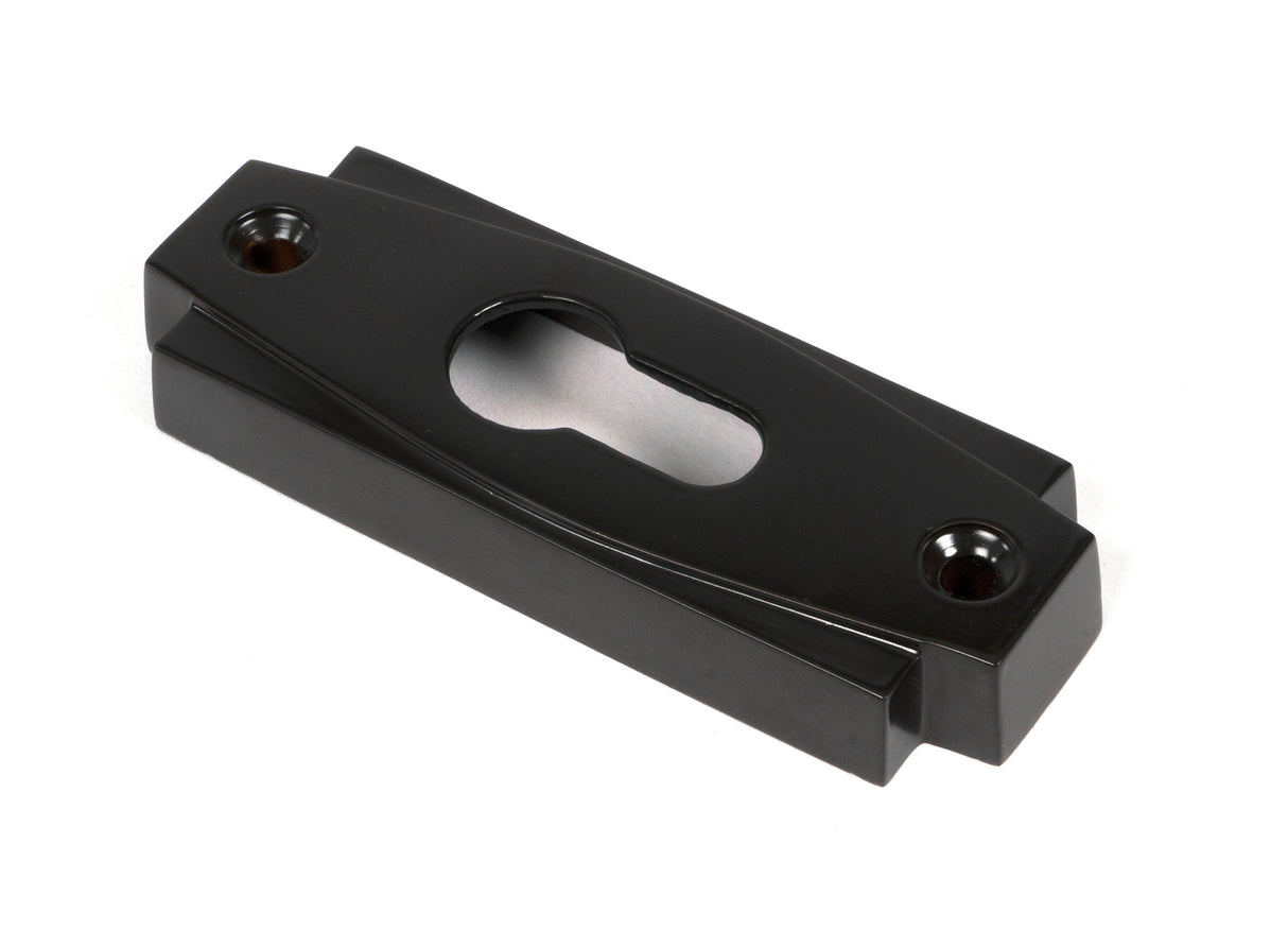 From The Anvil - Aged Bronze Art Deco Euro Escutcheon | Sku. 51201 | Trade Door Handles.