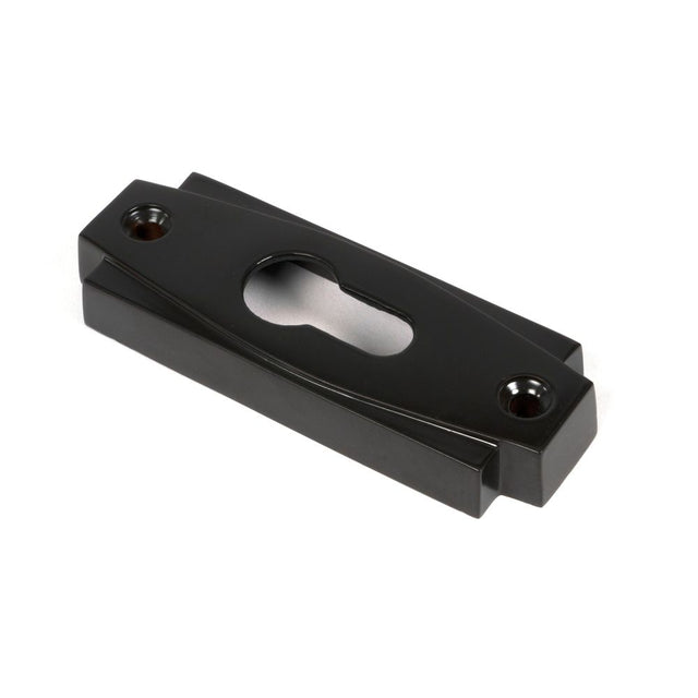 From The Anvil - Aged Bronze Art Deco Euro Escutcheon | Sku. 51201 | Trade Door Handles.