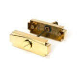 From The Anvil - Polished Brass Art Deco Thumbturn | Sku. 51203 | Trade Door Handles.