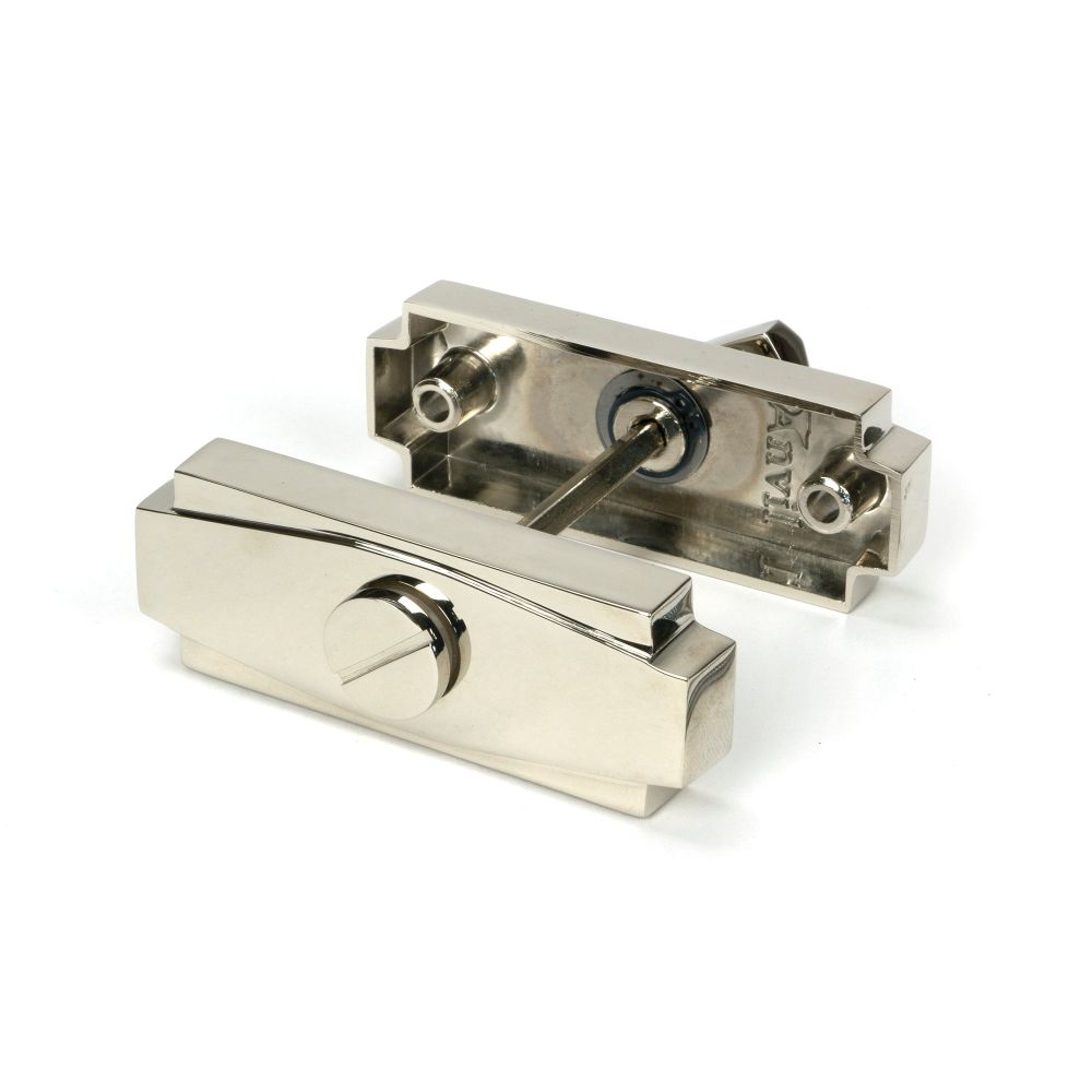 From The Anvil - Polished Nickel Art Deco Thumbturn | Sku. 51205 | Trade Door Handles.