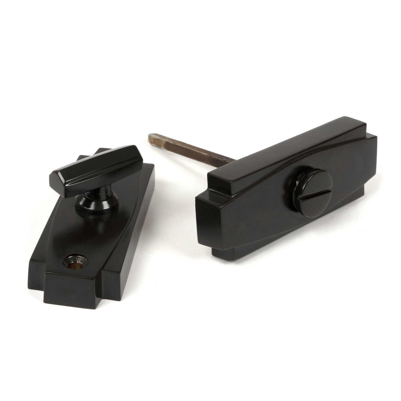 From The Anvil - Aged Bronze Art Deco Thumbturn | Sku. 51207 | Trade Door Handles.