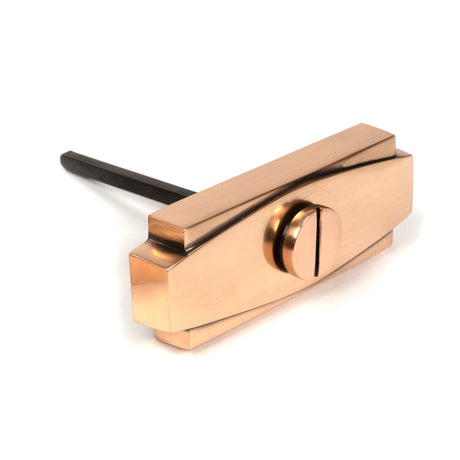 From The Anvil - Polished Bronze Art Deco Thumbturn | Sku. 51208 | Trade Door Handles.
