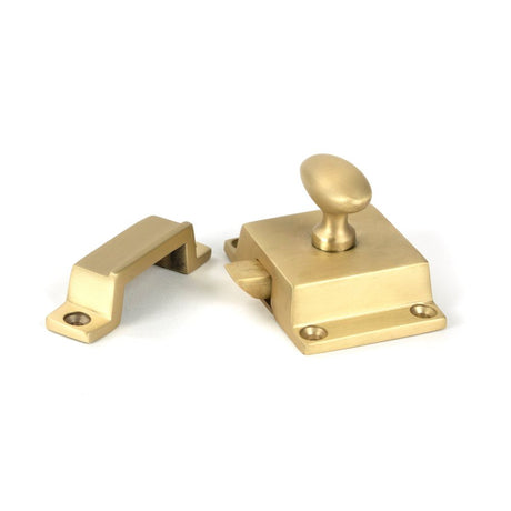 From The Anvil - Satin Brass Cabinet Latch | Sku. 51209 | Trade Door Handles.