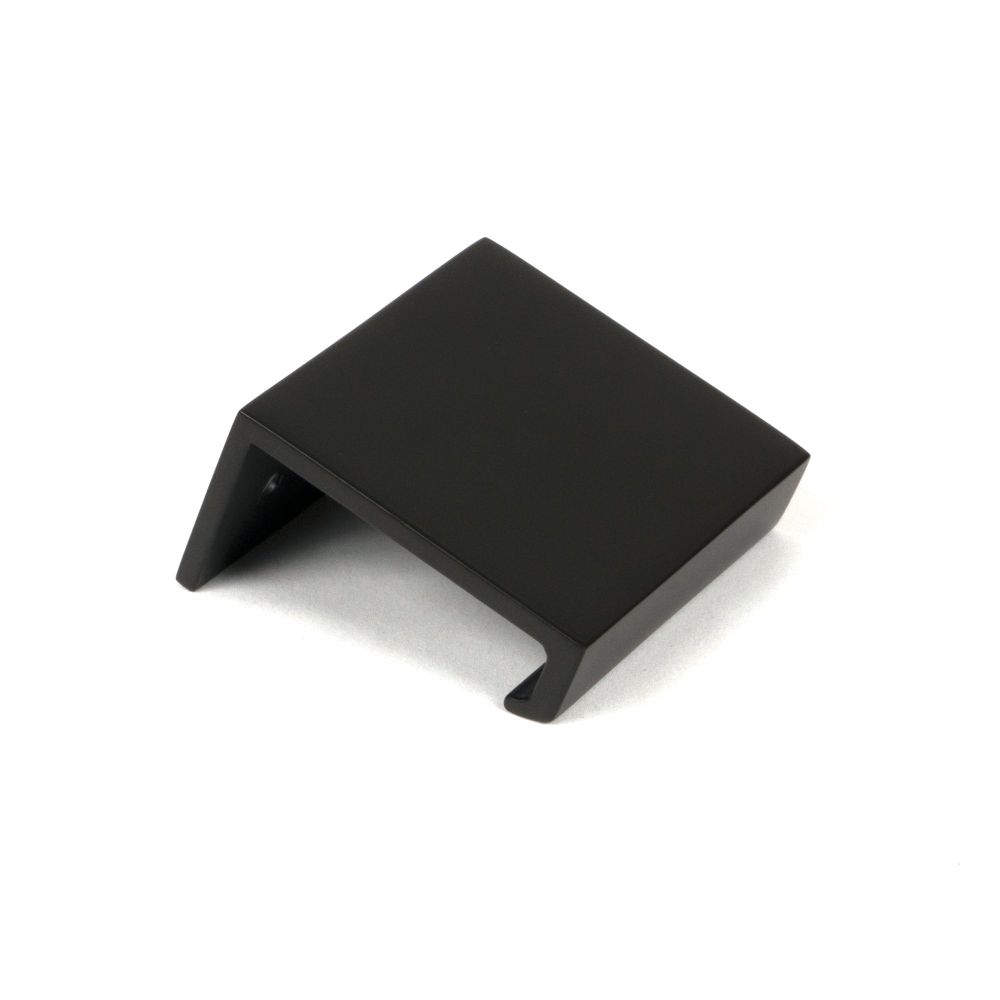 From The Anvil - Aged Bronze 50mm Plain Edge Pull | Sku. 51211 | Trade Door Handles.