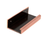 From The Anvil - Polished Bronze 100mm Plain Edge Pull | Sku. 51218 | Trade Door Handles.