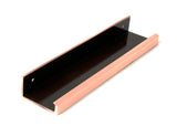 From The Anvil - Polished Bronze 200mm Plain Edge Pull | Sku. 51219 | Trade Door Handles.