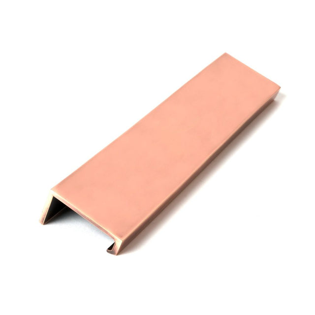 From The Anvil - Polished Bronze 200mm Plain Edge Pull | Sku. 51219 | Trade Door Handles.