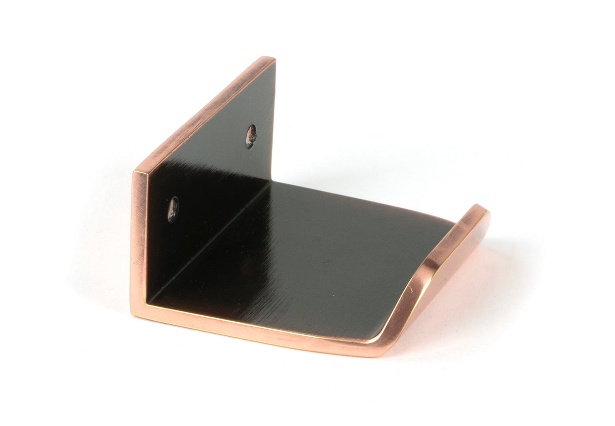 From The Anvil - Polished Bronze 50mm Moore Edge Pull | Sku. 51220 | Trade Door Handles.