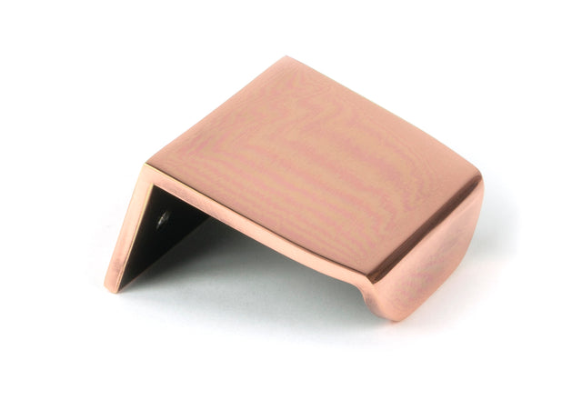 From The Anvil - Polished Bronze 50mm Moore Edge Pull | Sku. 51220 | Trade Door Handles.