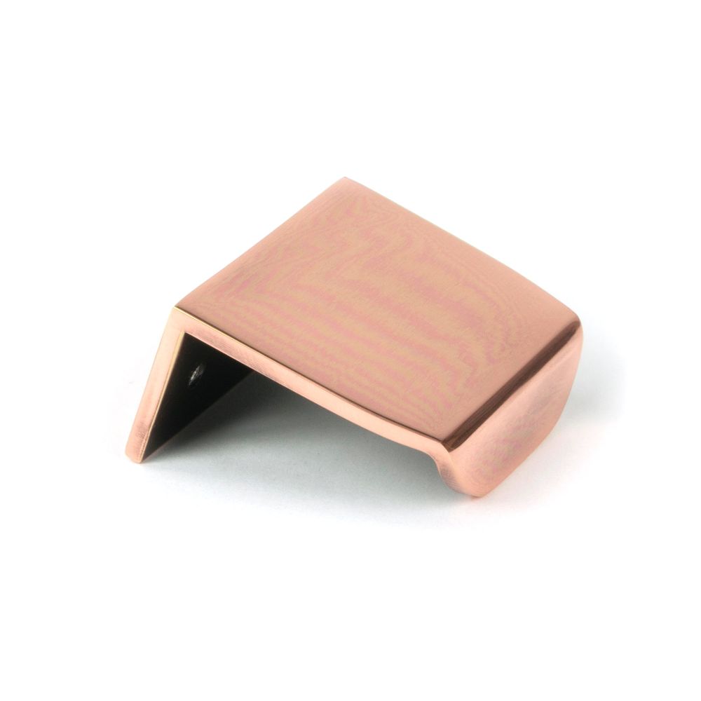From The Anvil - Polished Bronze 50mm Moore Edge Pull | Sku. 51220 | Trade Door Handles.