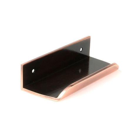From The Anvil - Polished Bronze 100mm Moore Edge Pull | Sku. 51221 | Trade Door Handles.
