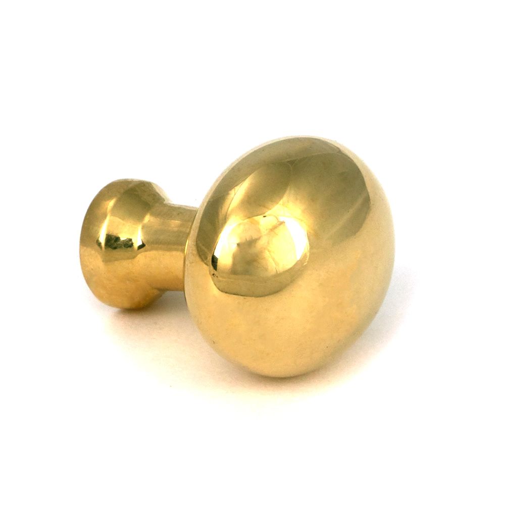 From The Anvil - Polished Brass Moore Cabinet Knob - 25mm | Sku. 51223 | Trade Door Handles.