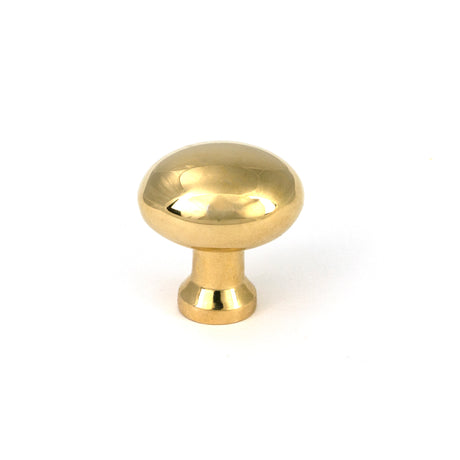 From The Anvil - Polished Brass Moore Cabinet Knob - 25mm | Sku. 51223 | Trade Door Handles.