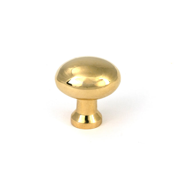 From The Anvil - Polished Brass Moore Cabinet Knob - 25mm | Sku. 51223 | Trade Door Handles.