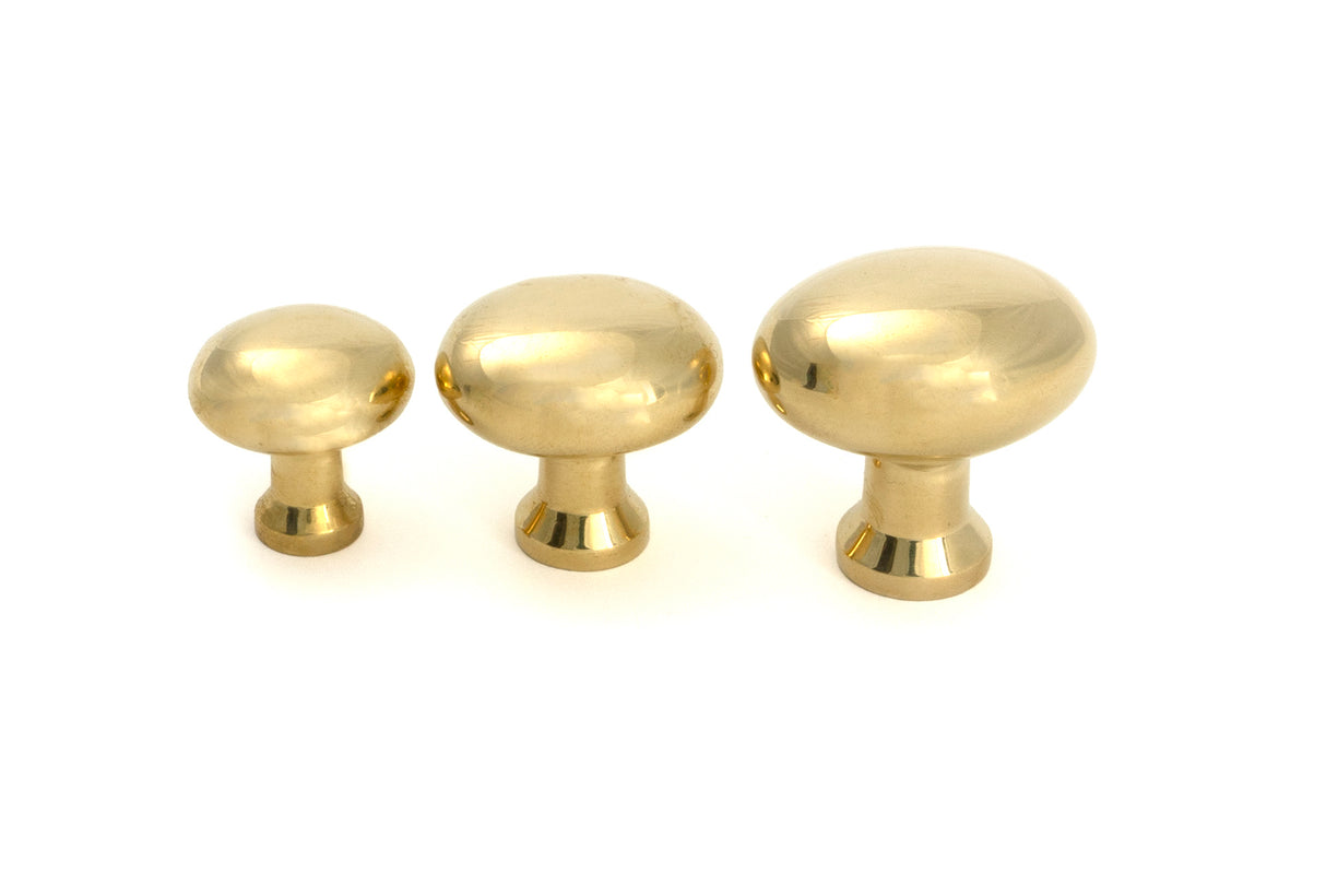 From The Anvil - Polished Brass Moore Cabinet Knob - 32mm | Sku. 51224 | Trade Door Handles.