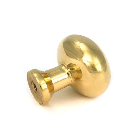 From The Anvil - Polished Brass Moore Cabinet Knob - 38mm | Sku. 51225 | Trade Door Handles.