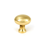 This is an image of From The Anvil - Aged Brass Moore Cabinet Knob - 25mm available to order from Trade Door Handles in Kendal.