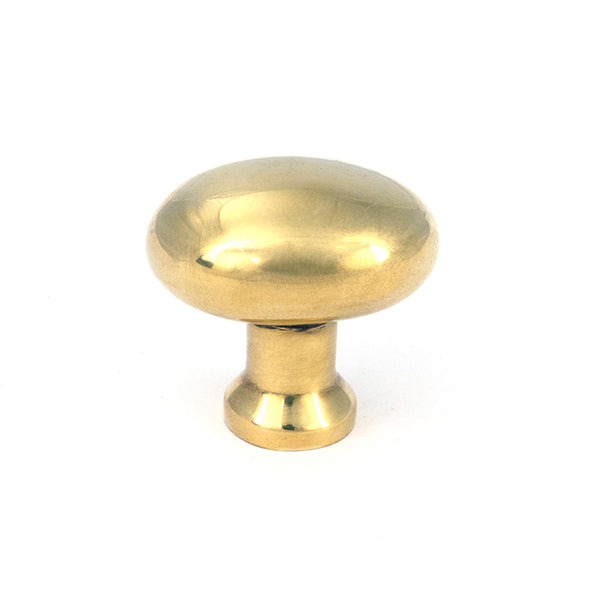 This is an image of From The Anvil - Aged Brass Moore Cabinet Knob - 32mm available to order from Trade Door Handles in Kendal.