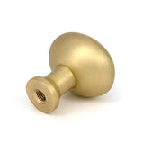 From The Anvil - Satin Brass Moore Cabinet Knob - 25mm