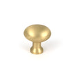 From The Anvil - Satin Brass Moore Cabinet Knob - 25mm | Sku. 51229 | Trade Door Handles.