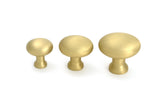 From The Anvil - Satin Brass Moore Cabinet Knob - 32mm | Sku. 51230 | Trade Door Handles.