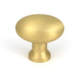 From The Anvil - Satin Brass Moore Cabinet Knob - 38mm | Sku. 51231 | Trade Door Handles.