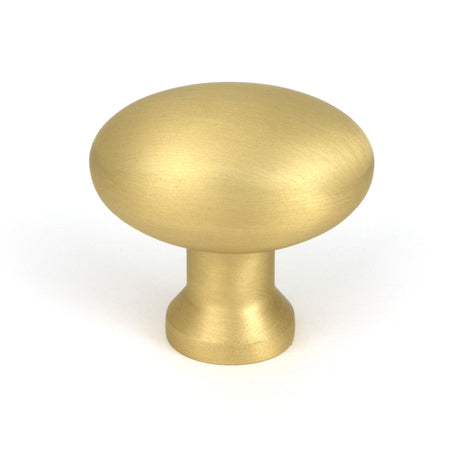 From The Anvil - Satin Brass Moore Cabinet Knob - 38mm | Sku. 51231 | Trade Door Handles.