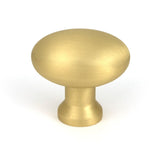 From The Anvil - Satin Brass Moore Cabinet Knob - 38mm | Sku. 51231 | Trade Door Handles.