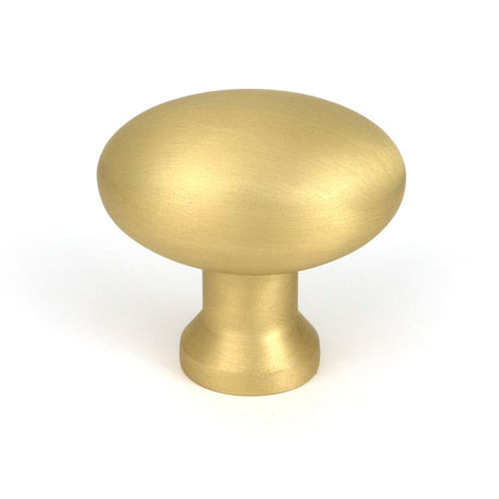 From The Anvil - Satin Brass Moore Cabinet Knob - 38mm | Sku. 51231 | Trade Door Handles.