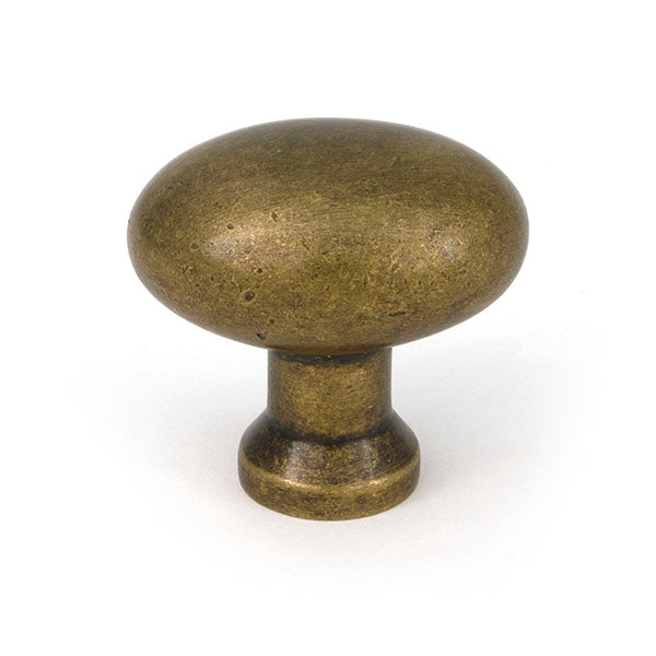 This is an image of From The Anvil - Burnished Brass Moore Cabinet Knob - 38mm available to order from Trade Door Handles in Kendal.