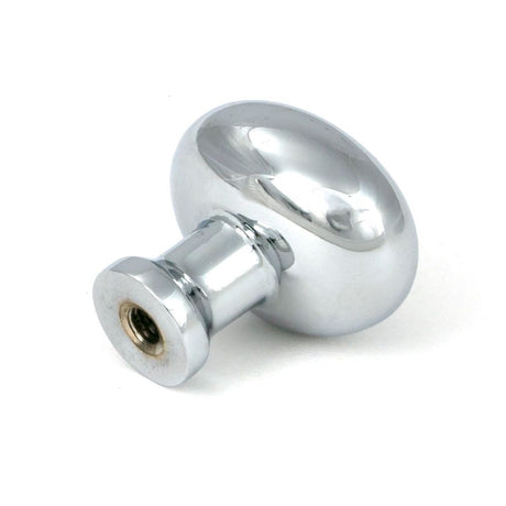 From The Anvil - Polished Chrome Moore Cabinet Knob - 25mm | Sku. 51235 | Trade Door Handles.