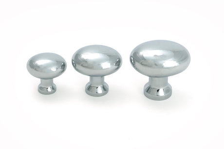 From The Anvil - Polished Chrome Moore Cabinet Knob - 38mm | Sku. 51237 | Trade Door Handles.