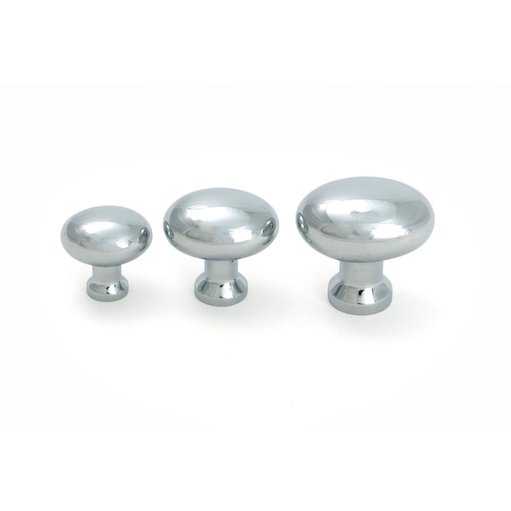 From The Anvil - Polished Chrome Moore Cabinet Knob - 38mm | Sku. 51237 | Trade Door Handles.
