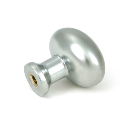 From The Anvil - Satin Chrome Moore Cabinet Knob - 32mm | Sku. 51239 | Trade Door Handles.