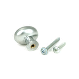 From The Anvil - Satin Chrome Moore Cabinet Knob - 32mm | Sku. 51239 | Trade Door Handles.