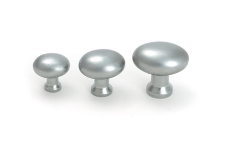 From The Anvil - Satin Chrome Moore Cabinet Knob - 32mm | Sku. 51239 | Trade Door Handles.