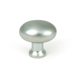 This is an image of From The Anvil - Satin Chrome Moore Cabinet Knob - 32mm available to order from Trade Door Handles in Kendal.