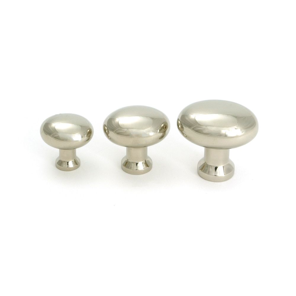 From The Anvil - Polished Nickel Moore Cabinet Knob - 32mm | Sku. 51242 | Trade Door Handles.