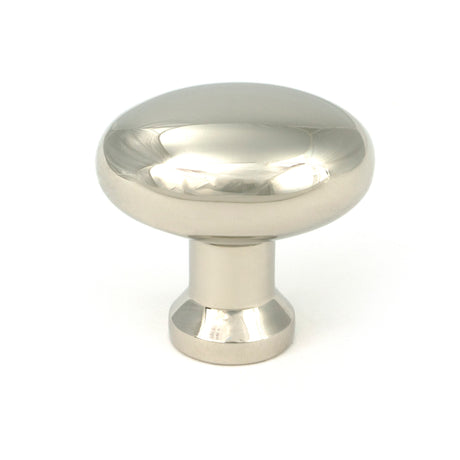 From The Anvil - Polished Nickel Moore Cabinet Knob - 38mm | Sku. 51243 | Trade Door Handles.