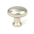 This is an image of From The Anvil - Polished Nickel Moore Cabinet Knob - 38mm available to order from Trade Door Handles in Kendal.