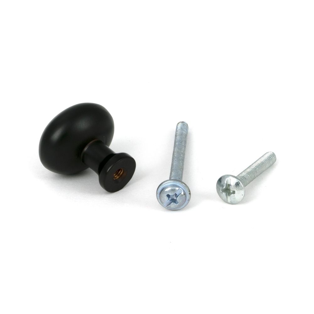 From The Anvil - Aged Bronze Moore Cabinet Knob - 25mm | Sku. 51244 | Trade Door Handles.