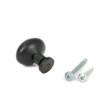 From The Anvil - Aged Bronze Moore Cabinet Knob - 32mm | Sku. 51245 | Trade Door Handles.