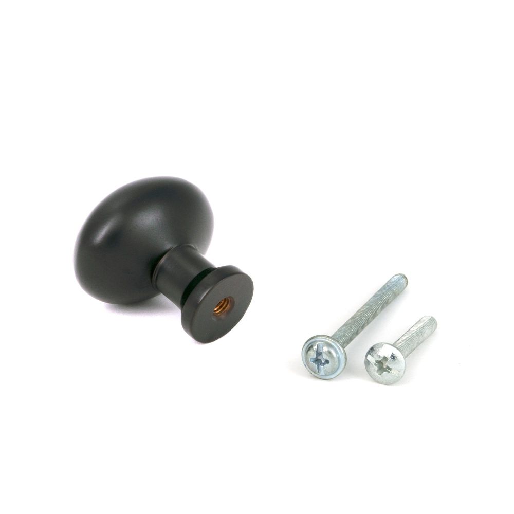 From The Anvil - Aged Bronze Moore Cabinet Knob - 32mm | Sku. 51245 | Trade Door Handles.