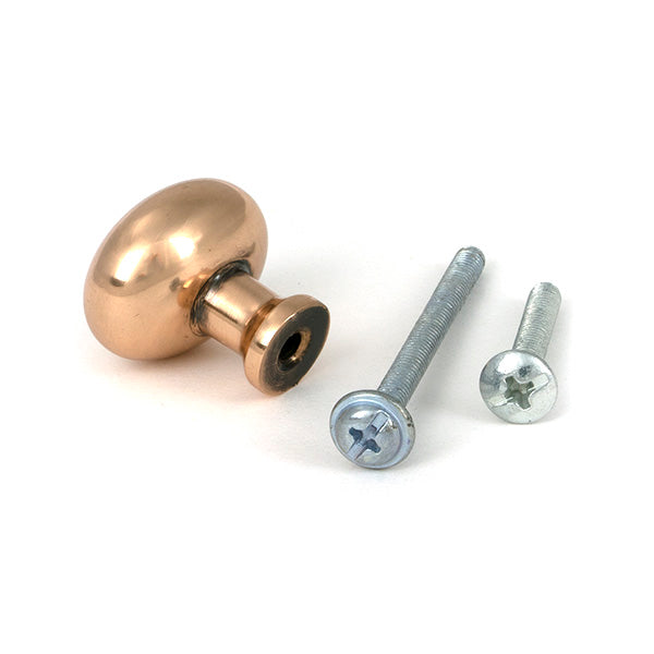 From The Anvil - Polished Bronze Moore Cabinet Knob - 25mm