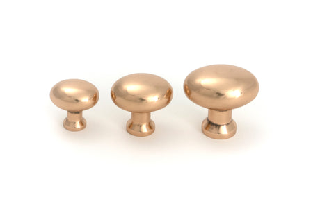 From The Anvil - Polished Bronze Moore Cabinet Knob - 25mm | Sku. 51247 | Trade Door Handles.