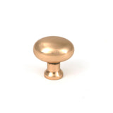 From The Anvil - Polished Bronze Moore Cabinet Knob - 25mm | Sku. 51247 | Trade Door Handles.