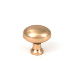 This is an image of From The Anvil - Polished Bronze Moore Cabinet Knob - 25mm available to order from Trade Door Handles in Kendal.