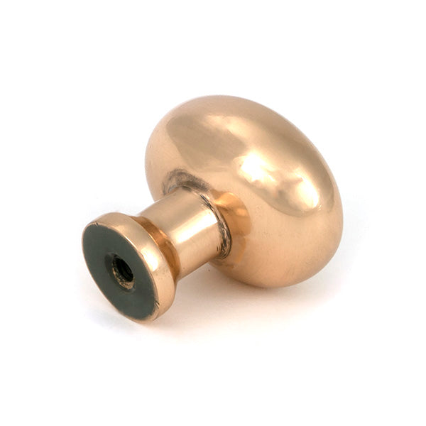 From The Anvil - Polished Bronze Moore Cabinet Knob - 32mm