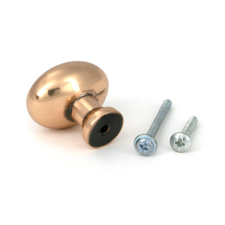 From The Anvil - Polished Bronze Moore Cabinet Knob - 38mm | Sku. 51249 | Trade Door Handles.