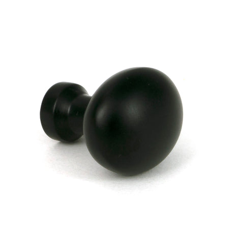 From The Anvil - Matt Black Moore Cabinet Knob - 25mm | Sku. 51250 | Trade Door Handles.